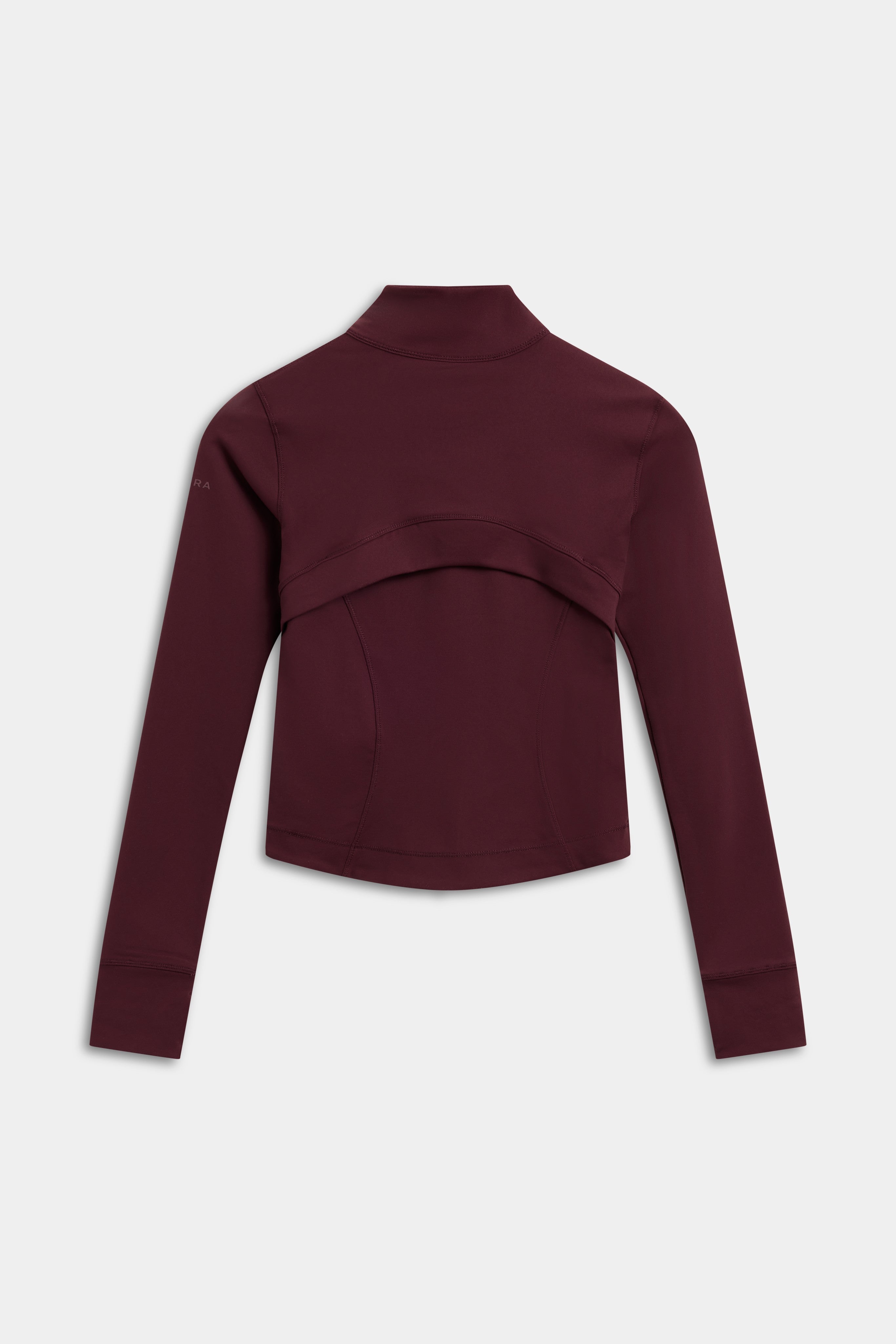 W. Sculptluxe® Zip Jacket - Midnight Cherry